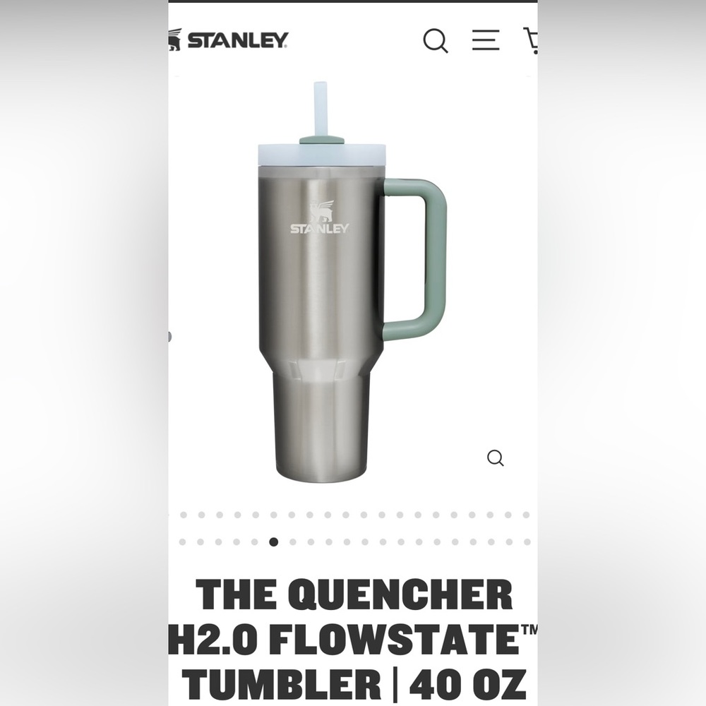 SOLD. Stanley 40oz quencher tumbler